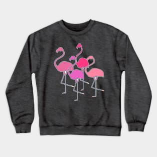 Can't Stop Flamingos-a-Go-Go Crewneck Sweatshirt